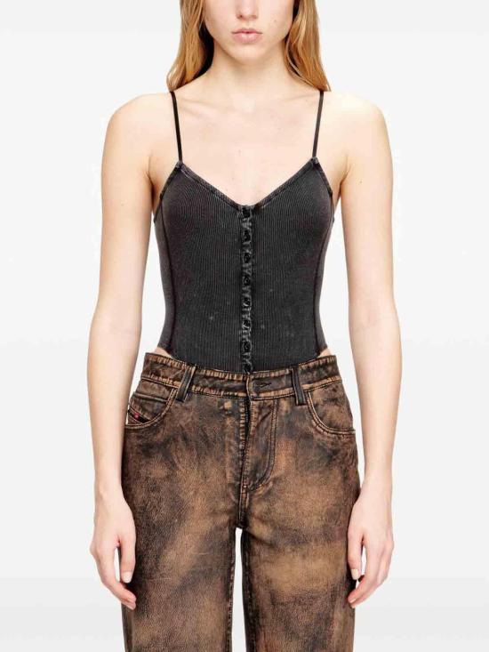  디젤 민소매 티셔츠 A203600DCCQ9XX Black - DIESEL