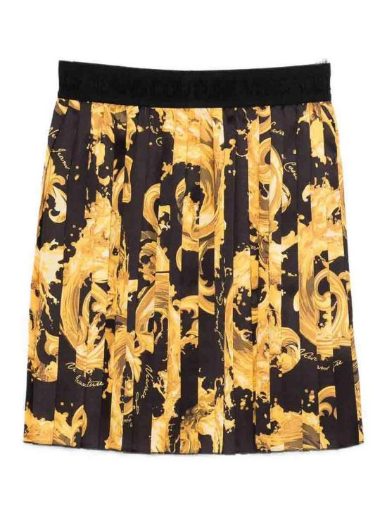 26SS 베르사체 미디 스커트 80HAE820NS834G89 Black