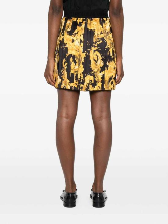 26SS 베르사체 미디 스커트 80HAE820NS834G89 Black - VERSACE