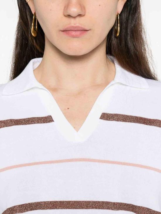 27SS 페세리코 반팔 티셔츠 A99092F149173M96M White - PESERICO