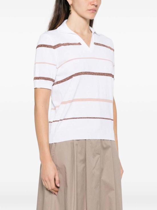 27SS 페세리코 반팔 티셔츠 A99092F149173M96M White - PESERICO