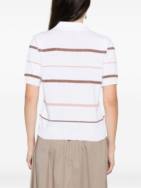 27SS 페세리코 반팔 티셔츠 A99092F149173M96M White - PESERICO