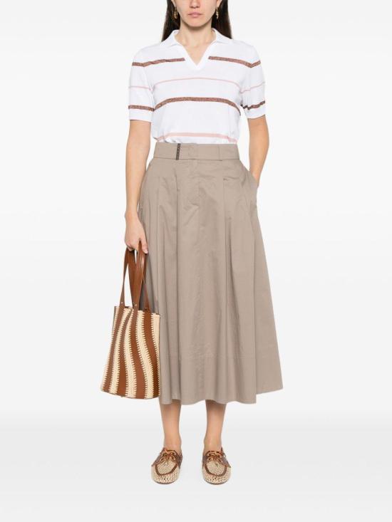 27SS 페세리코 반팔 티셔츠 A99092F149173M96M White - PESERICO