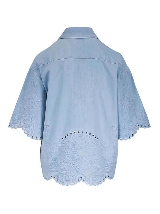 26SS 짐머만 셔츠 7214TRS263ICESTM Blue - ZIMMERMANN