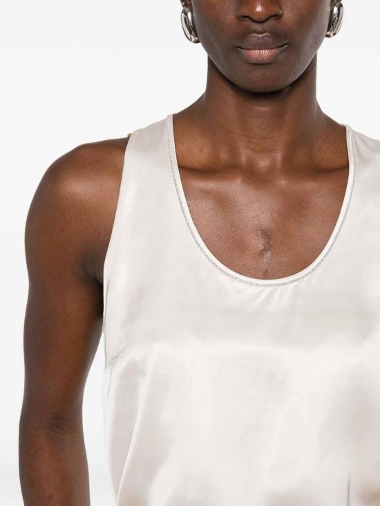 26SS 페세리코 민소매 티셔츠 A0848106638144 Beige - PESERICO