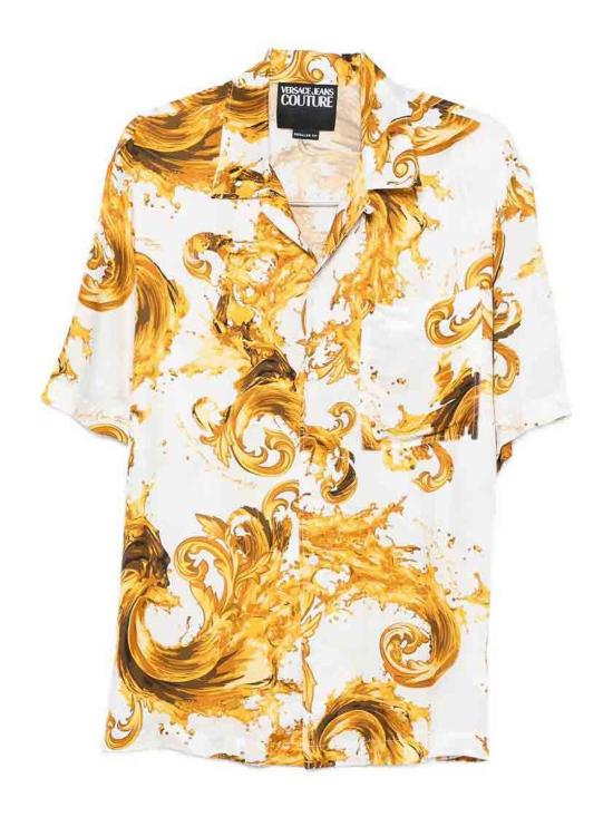 26SS 베르사체 반팔 티셔츠 80GAL2B0NS757G03 White