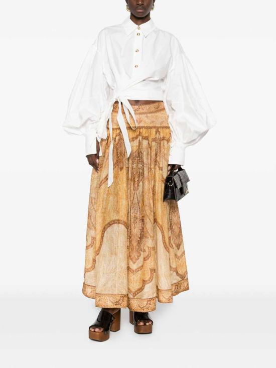 27SS 짐머만 블라우스 7124TC261IVO White - ZIMMERMANN