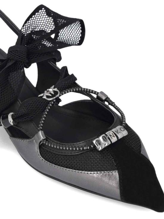 26SS 핑코 플랫 슈즈 SD0547P00330Z99 Black - PINKO