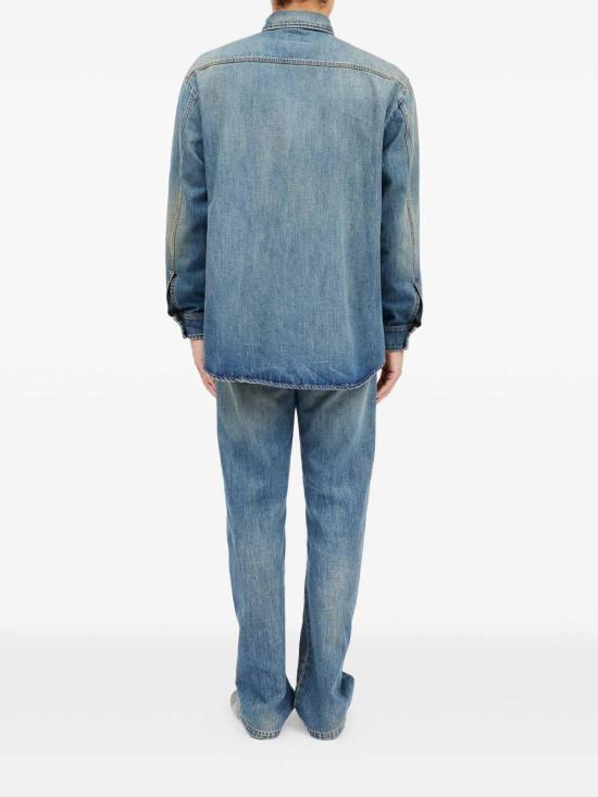  MM6 메종마르지엘라 데님 셔츠 SH0DT0044M30055961 Blue - MM6 MAISON MARGIELA
