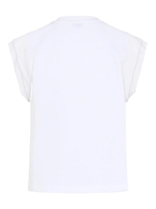 26SS 페세리코 민소매 티셔츠 A06236J05635A00A White - PESERICO