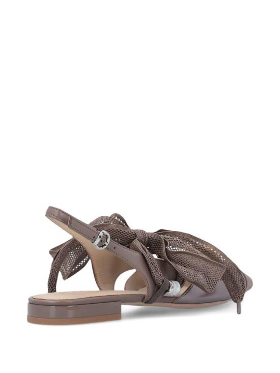 26SS 핑코 플랫 슈즈 SD0547P00330M28 Brown - PINKO