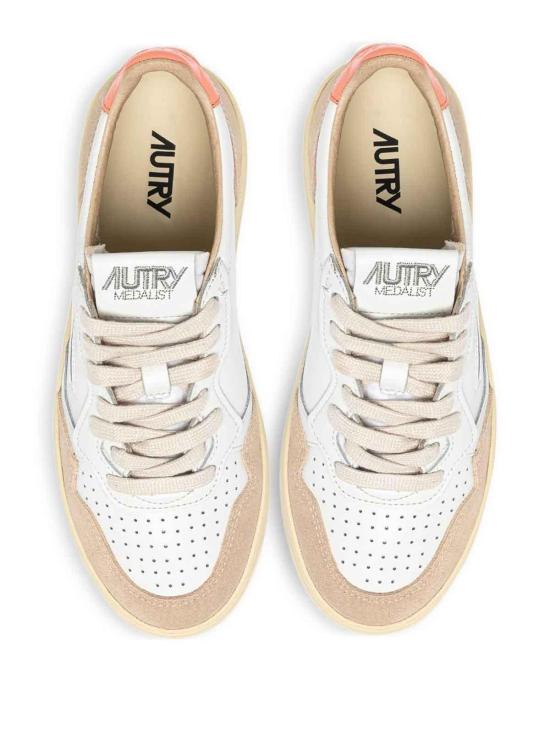 26SS 오트리 메달리스트 로우 스니커즈 AULWLS13 White - AUTRY