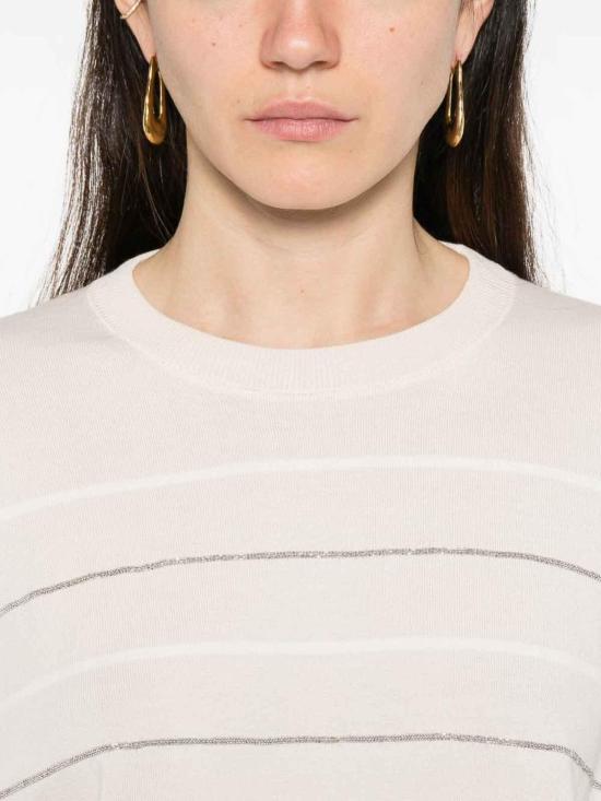 27SS 페세리코 반팔 티셔츠 A99088F149234S90S Nude Neutrals - PESERICO