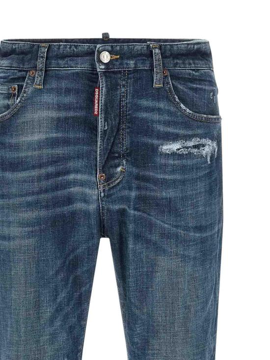 27SS 디스퀘어드2 스트레이트 팬츠 S74LB1925S30872470 Blue - DSQUARED2