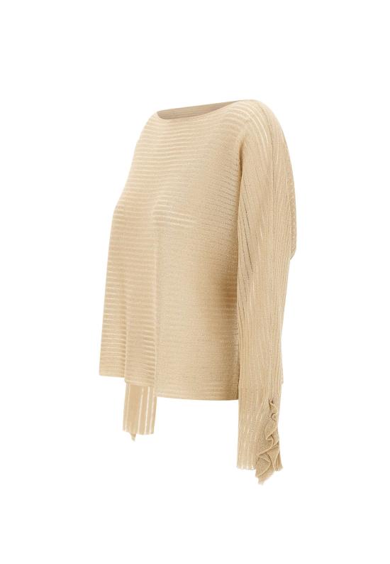 25FW 리우조 스웨터 CF5103MS015 A4356 Golden - LIU JO