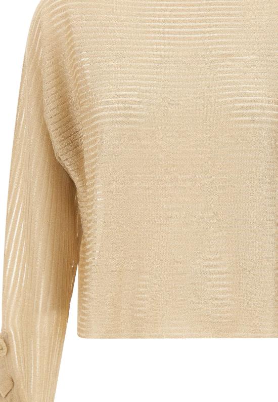 25FW 리우조 스웨터 CF5103MS015 A4356 Golden - LIU JO