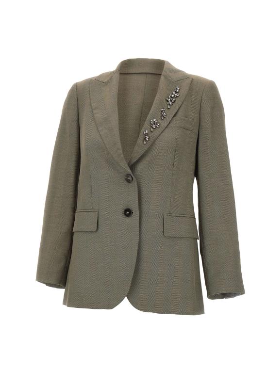25FW 마렐라 수트 자켓 2523046131200 002 Green