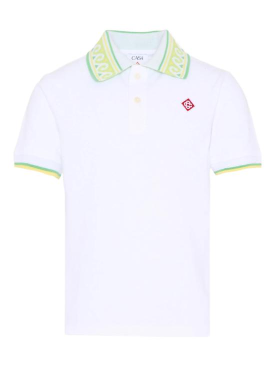 26SS [키즈] 카사블랑카 폴로 셔츠 KSP26JTP370 01 White