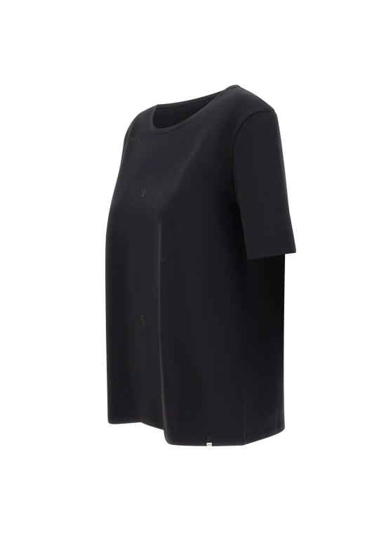 25FW 에르노 반팔 티셔츠 JG000290D 520099300 Black - HERNO