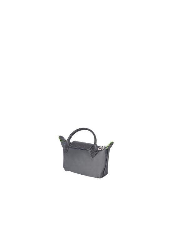 26SS 롱샴 르 플리아쥬 핸들 파우치 34175919 P66 Grey - LONGCHAMP