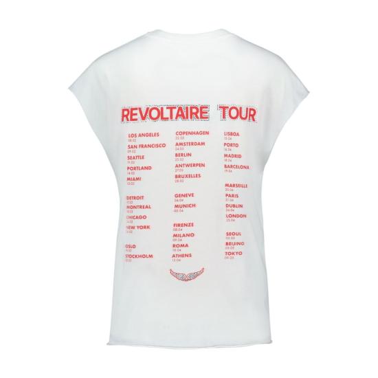 26SS 자딕앤볼테르 반팔 티셔츠 JWTT01280 103 multicolor - ZADIG & VOLTAIRE