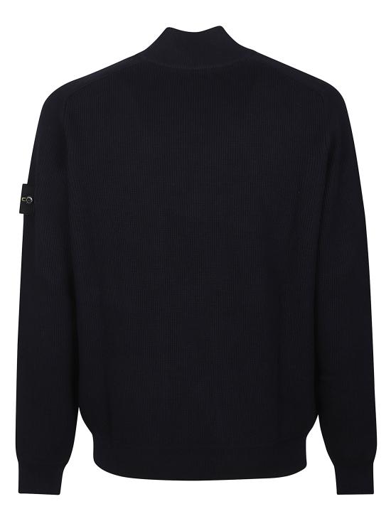 26SS 스톤 아일랜드 집업 니트 L1S155100124S00D8 V0020 Blue - STONE ISLAND