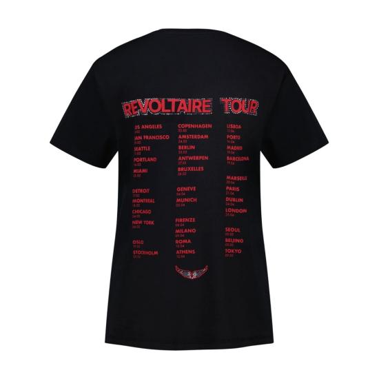 26SS 자딕앤볼테르 반팔 티셔츠 JWTS02856 011 multicolor - ZADIG & VOLTAIRE