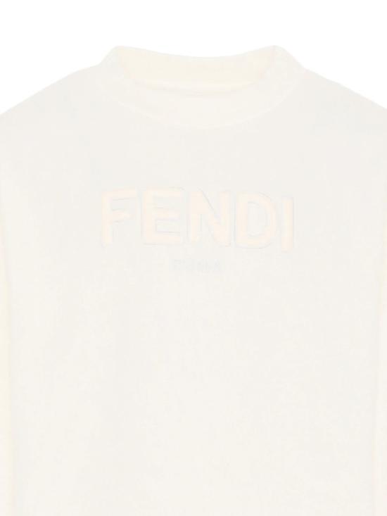 26SS [키즈] 펜디 트레이닝 상의 JUH108 5V0F0TU9 White - FENDI