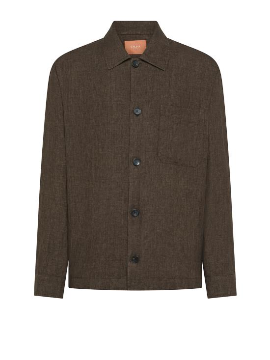 26SS 크루나 긴팔 셔츠 CARDIFF 1712144 Brown