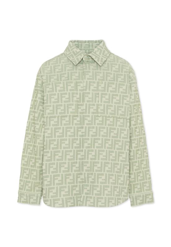 26SS [키즈] 펜디 자켓 JUA272 AVW1 F1DS6 GREEN