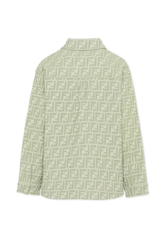 26SS [키즈] 펜디 자켓 JUA272 AVW1 F1DS6 GREEN - FENDI