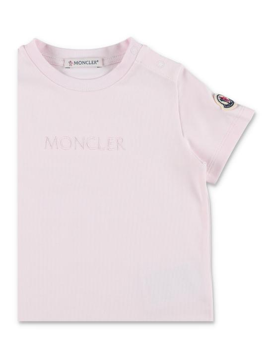 26SS [키즈] 몽클레어 티셔츠 8C0001089AUM 503 Rosa - MONCLER