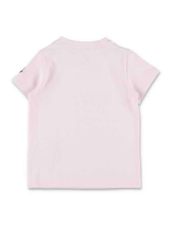 26SS [키즈] 몽클레어 티셔츠 8C0001089AUM 503 Rosa - MONCLER