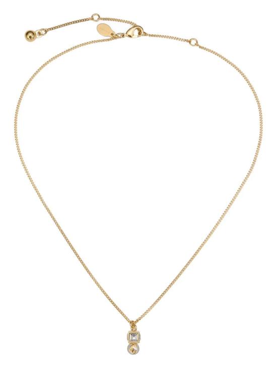 26SS 지미추 목걸이/팬던트 JC PEARL C PNDNT FTA GOLD WHITE CRYSTAL