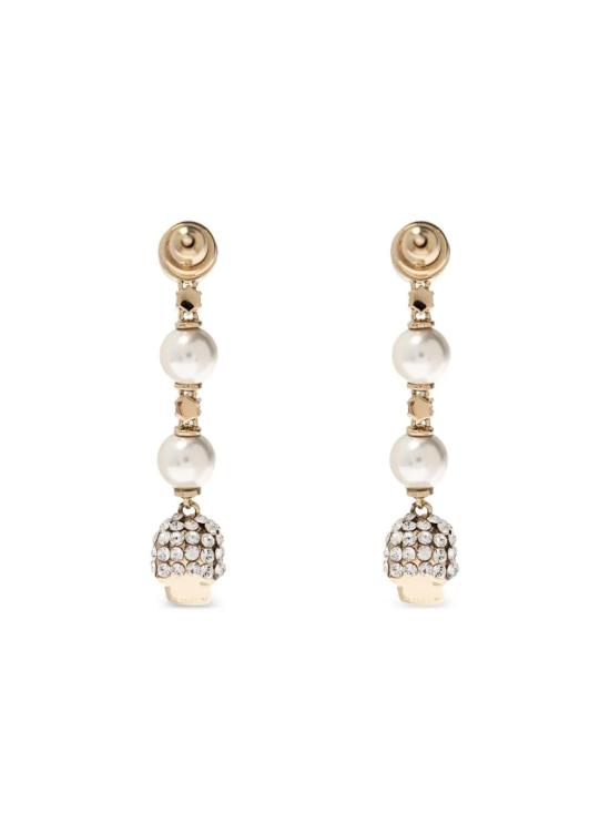26SS 알렉산더 맥퀸 이어링 836464 J161P 1953 PEARL SWAROSKY - ALEXANDER MCQUEEN