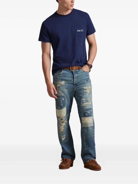 26SS 폴로 랄프로렌 반팔 티셔츠 710B16610 001 NEWPORT NAVY - POLO RALPH LAUREN