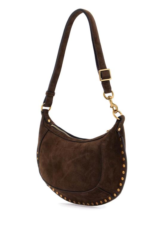 26SS 이자벨마랑 오스칸 문 스웨이드 카프스킨 레더 숄더백 PP0003FA A3C32M50BZ Brown - ISABEL MARANT