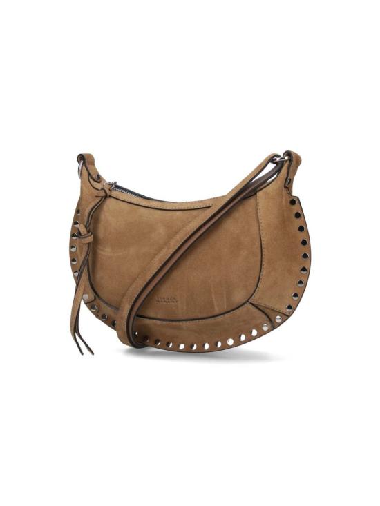 26SS 이자벨마랑 오스칸 문 스웨이드 카프스킨 레더 숄더백 PP0003FA A3C32M50TA Beige - ISABEL MARANT