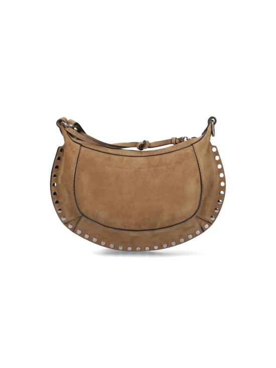 26SS 이자벨마랑 오스칸 문 스웨이드 카프스킨 레더 숄더백 PP0003FA A3C32M50TA Beige - ISABEL MARANT