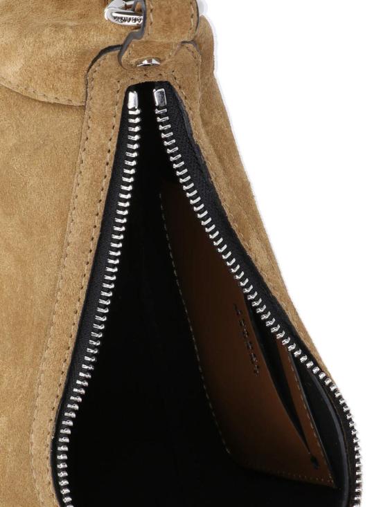 26SS 이자벨마랑 오스칸 문 스웨이드 카프스킨 레더 숄더백 PP0003FA A3C32M50TA Beige - ISABEL MARANT