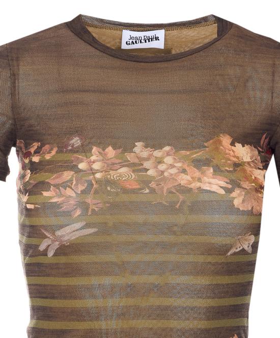 26SS 장 폴 고티에 반팔 티셔츠 TO419 M014P4190 Green - JEAN PAUL GAULTIER