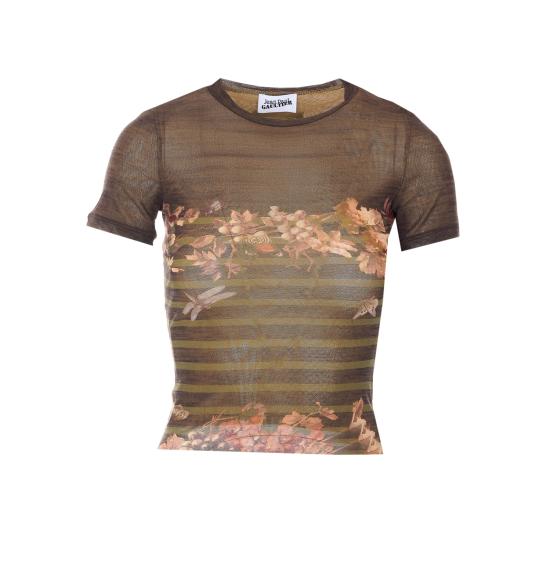 26SS 장 폴 고티에 반팔 티셔츠 TO419 M014P4190 Green