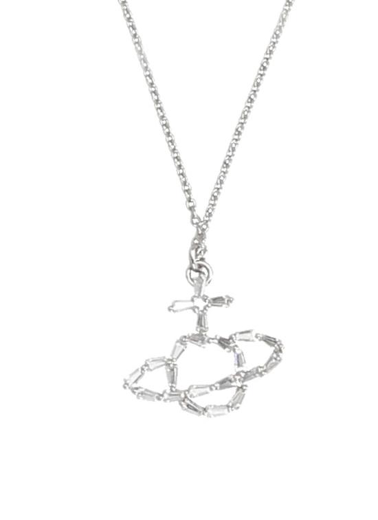25FW 비비안웨스트우드 목걸이/팬던트 630203H1 01P102P102 Silver - VIVIENNE WESTWOOD