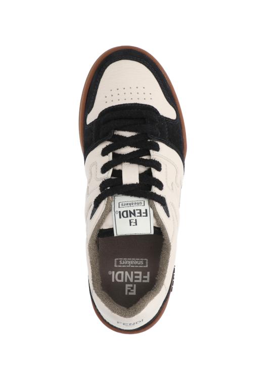 26SS 펜디 매치 스웨이드 로우탑 스니커즈 8E8252 AHH2 F1FZB Black - FENDI