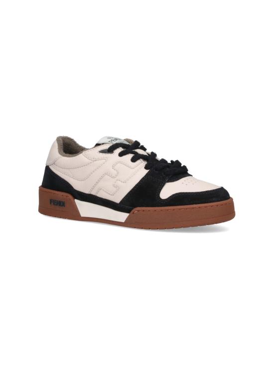 26SS 펜디 매치 스웨이드 로우탑 스니커즈 8E8252 AHH2 F1FZB Black - FENDI