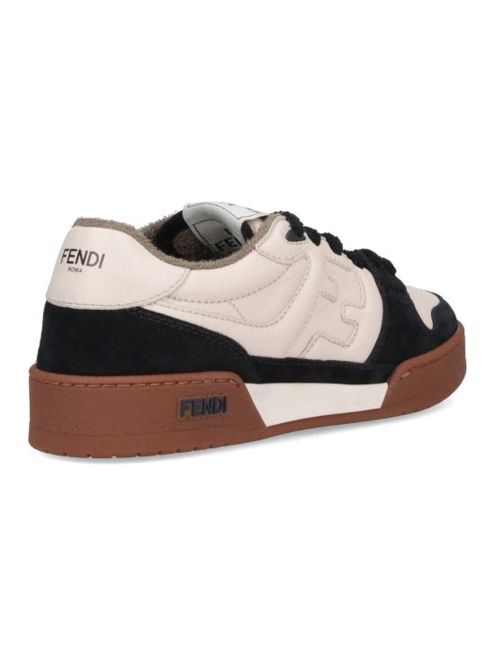 26SS 펜디 매치 스웨이드 로우탑 스니커즈 8E8252 AHH2 F1FZB Black - FENDI