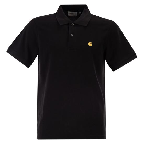  칼하트 숏슬리브 체이스 피케 폴로 I023807 BLACK