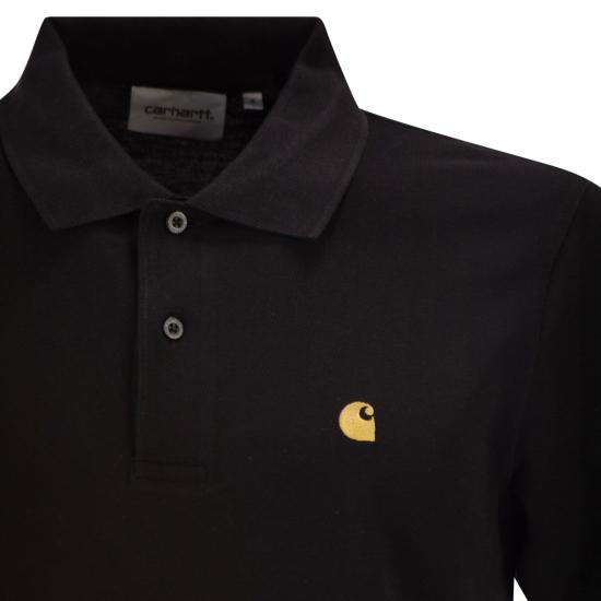  칼하트 숏슬리브 체이스 피케 폴로 I023807 BLACK - CARHARTT