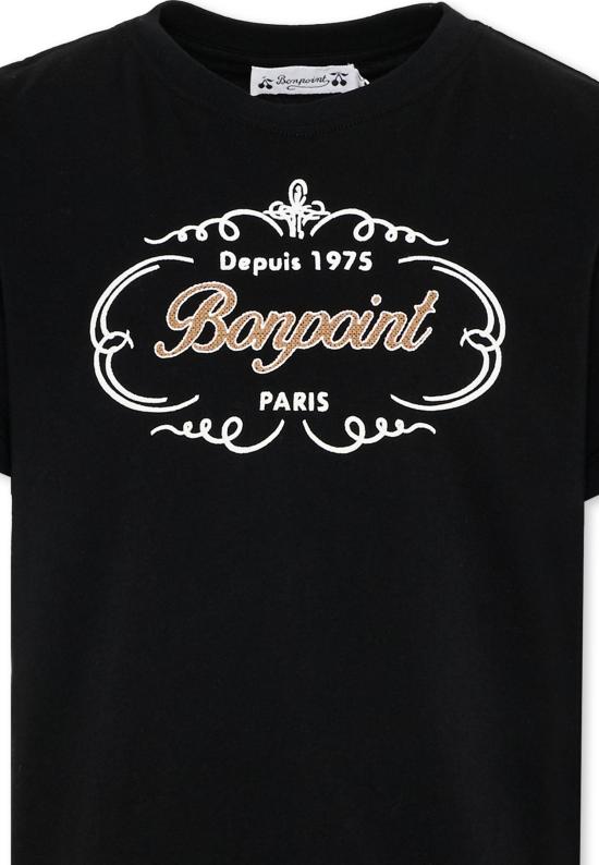 26SS [키즈] 봉쁘앙 티셔츠 S06BTSK00007 199A BLACK - BONPOINT