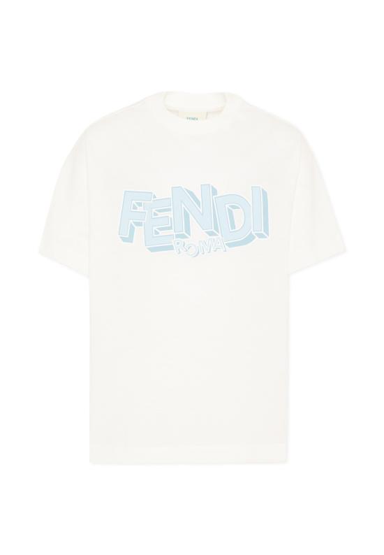 26SS [키즈] 펜디 티셔츠 JMI504 7AJ F1UVS WHITE